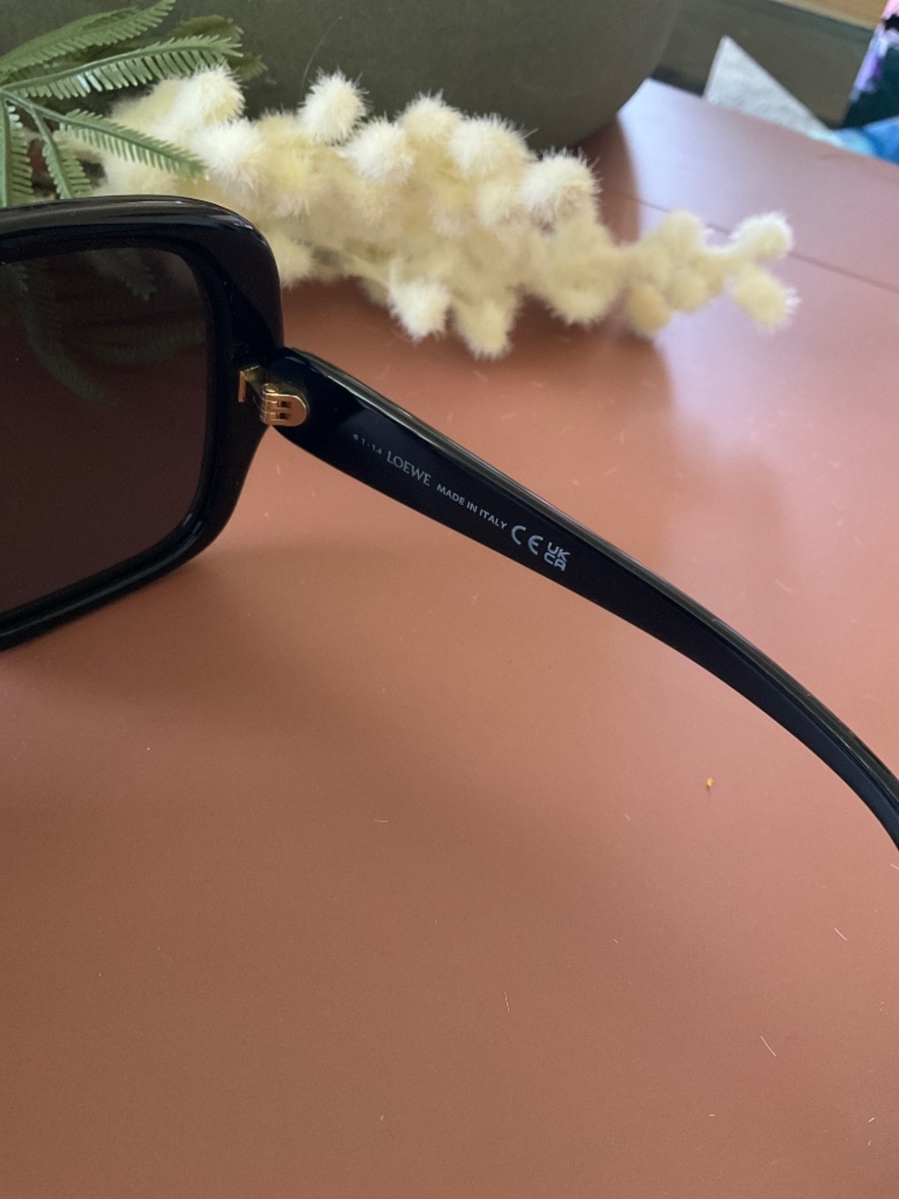 LOEWE   Havana 54MM Square Sunglasses Authentic - Picture 8 of 9